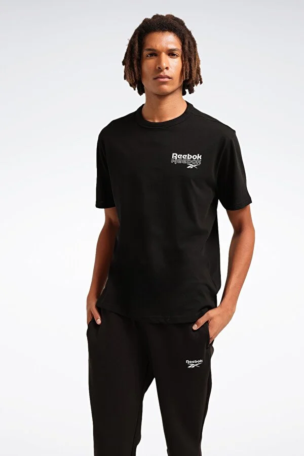 RI BRAND PROUD GFX SS TEE Siyah Erkek K?sa Kol T-Shirt