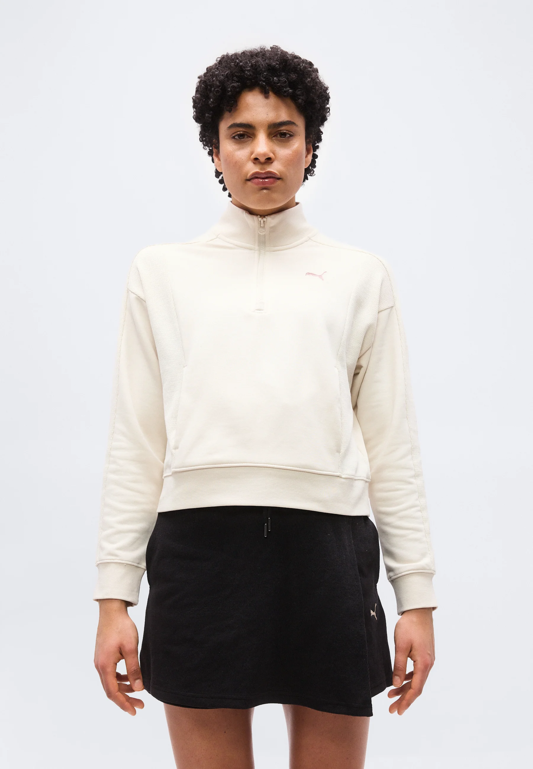 PUMA CLASS Relaxed Half-Zip Crew