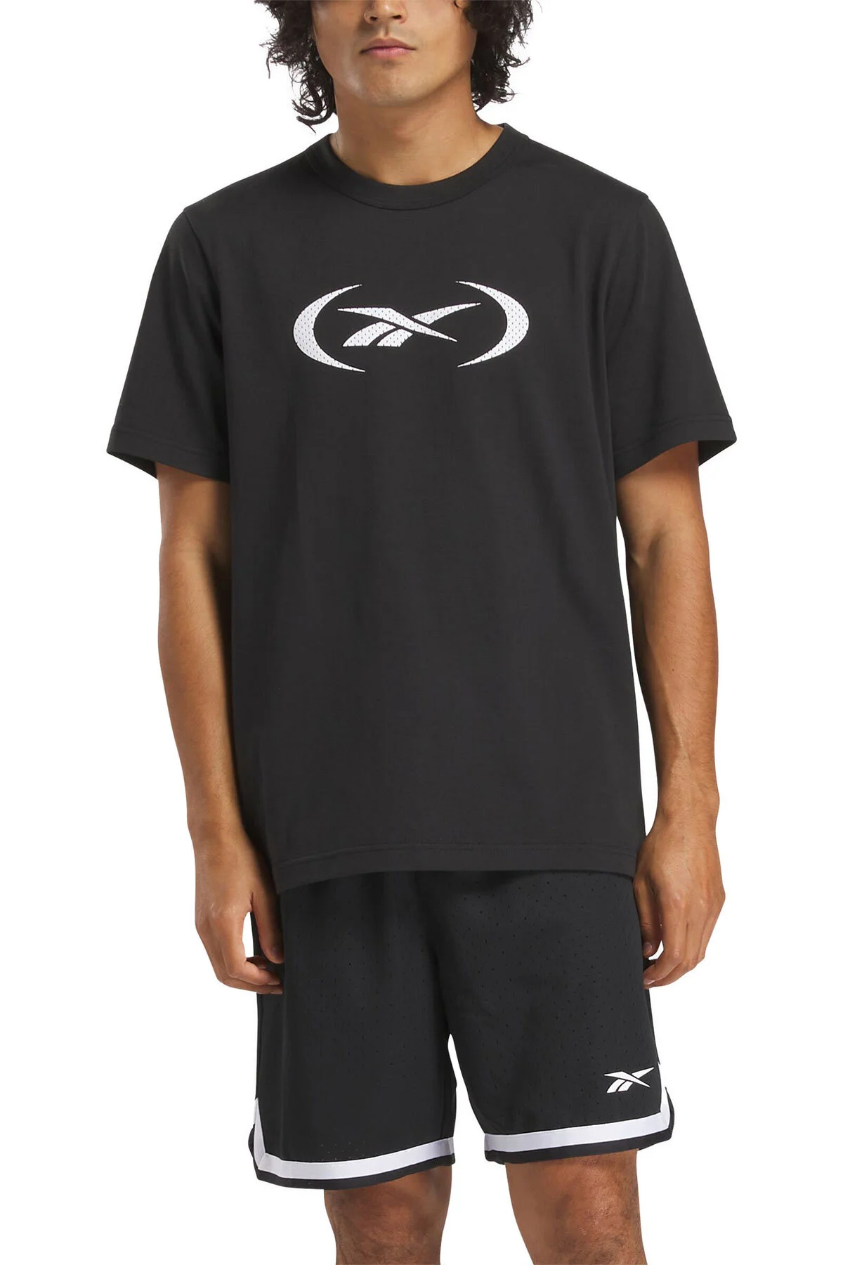 5M,REEBOK BASKETBALL T-SHIRT,SIYAH, XL