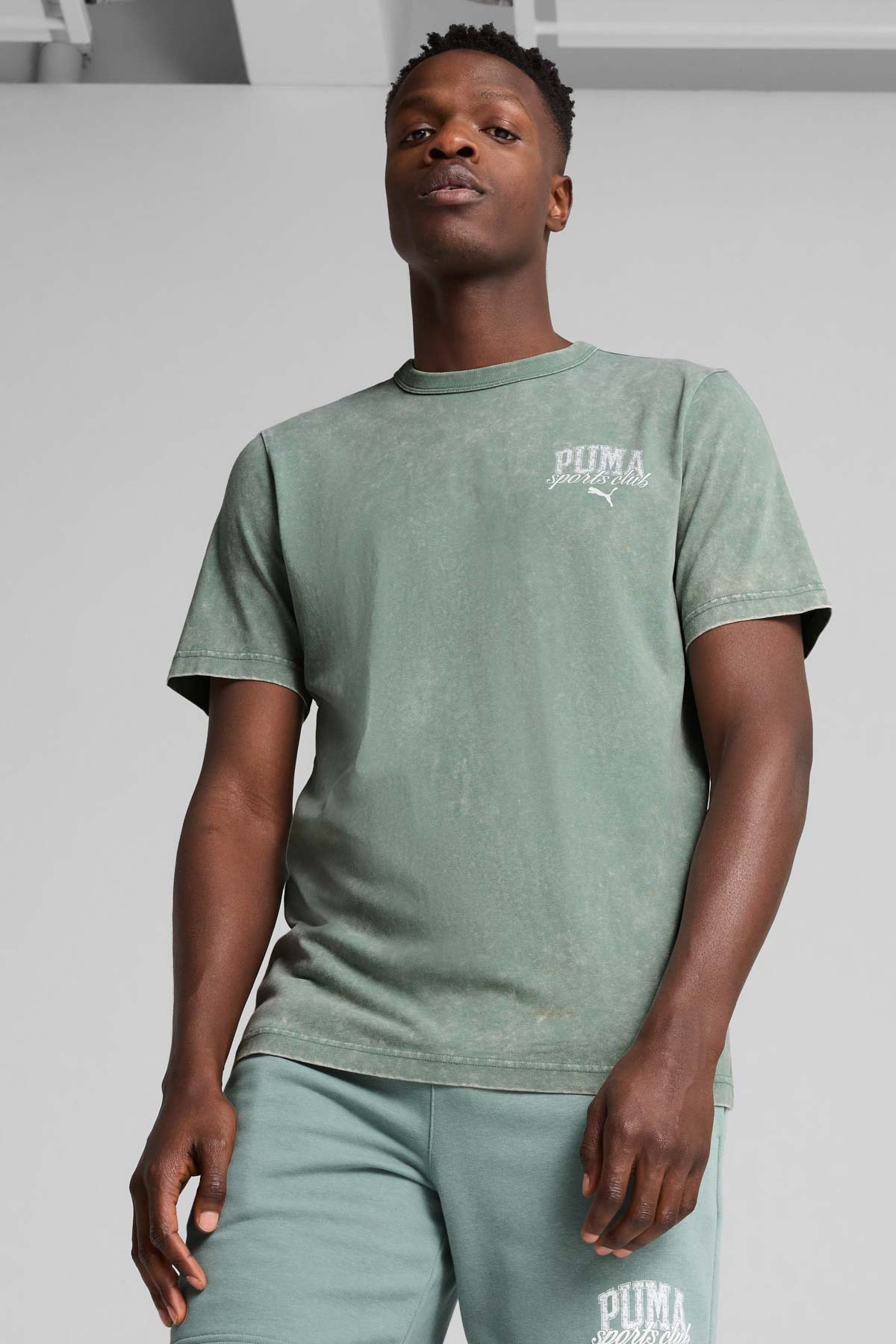 5M,PUMA CLASS Washed Tee,YESIL
