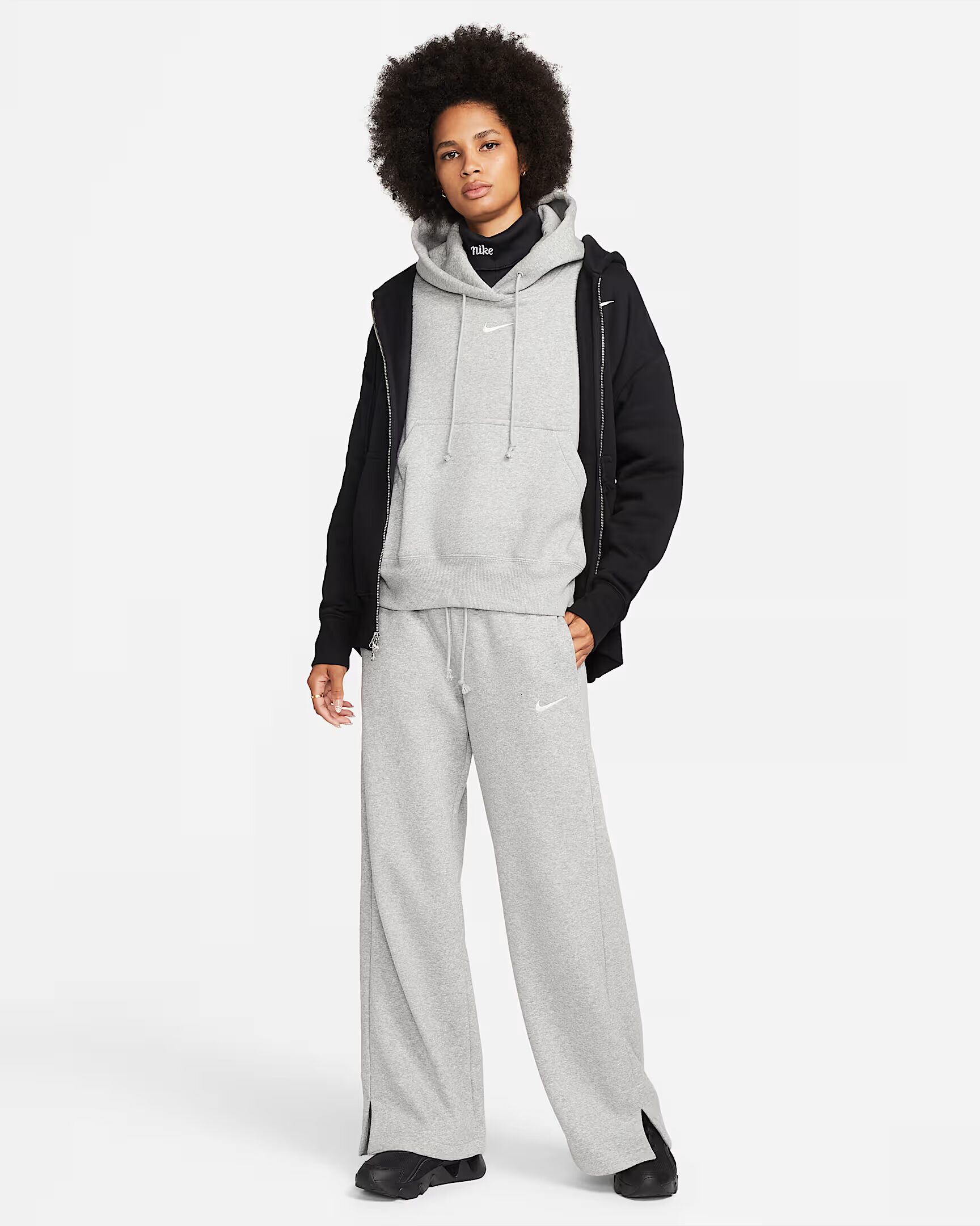 W NSW PHNX FLC HR PANT WIDE