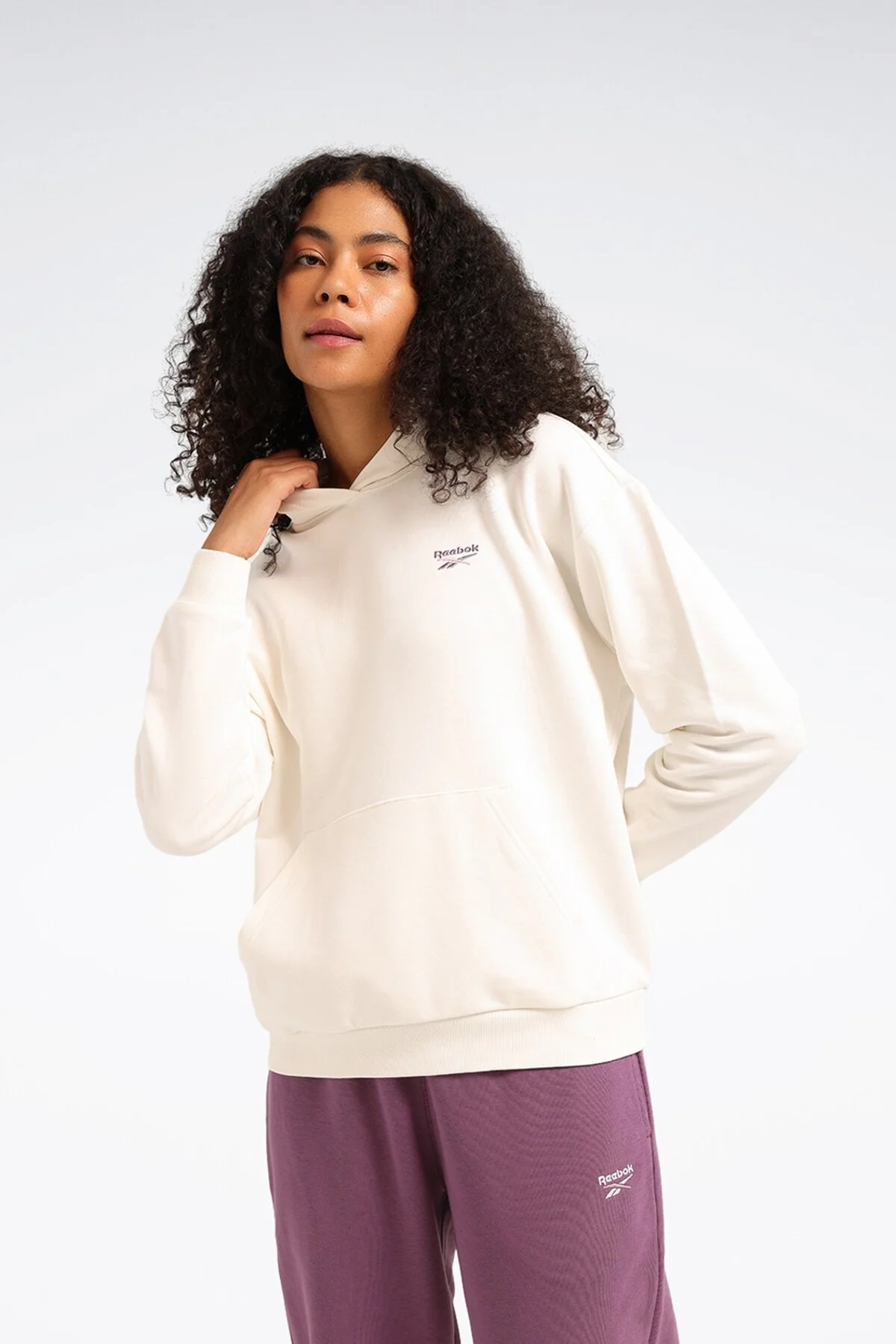 5W NEW ID RELAX SL HOODIE EKRU
